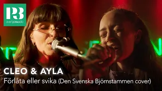 Cleo & Ayla - Förlåta eller svika (Den svenska Björnstammen cover) / live i P3 Session