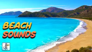 Relaxing Summer Beach Ambience ⛱️☀️ Soothing Ocean Waves on a Beautiful Sunny Day.