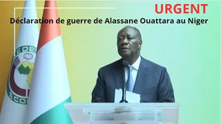 CEDEAO : Déclaration de guerre de Alassane Ouattara au Niger