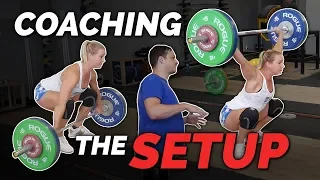 "OLYMPIC" WEIGHTLIFTING | Coaching the Set Up