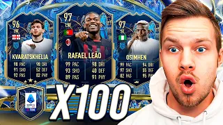 JEG ÅBNEDE 100 SERIE A TOTS PAKKER OG FIK DET HER!