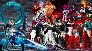 [KOF Mugen] Mr Another Iori Vs 16 Ultimate Iori Yagami Team