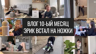 ВЛОГ. Как Прошел 10-ый месяц Эрика. Его достижения. Тестируем Новые Подгузники Mami’s.