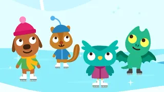 Sago Mini Snow, Pet Trains & Bugs - Sago Mini School App Games