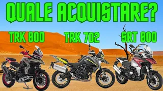 COMPARATIVA BENELLI TRK 702 vs TRK 800 / SRT 800 | vi dico la mia opinione!  #benelli #trk