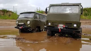 Буханка против Камаза на бездорожье! ... Гряземес и жесткий OFFroad