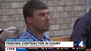 Contractor accused of stealing from clients in court