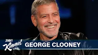 George Clooney on His Twins Speaking Italian, Quarantine Cooking & He Cuts His Hair with a Flowbee!