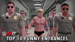 WWE 2K17 - Top 10 Funniest Entrances Part 3 "GIMMICK SWAP" Cena, Reigns, Orton & More! (PS4 & XB1)