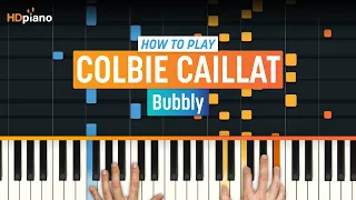 How to Play "Bubbly" by Colbie Caillat | HDpiano (Part 1) Piano Tutorial