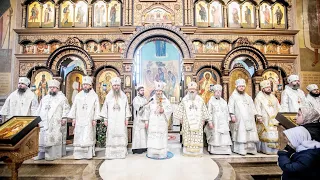 Визит Предстоятеля УПЦ в Борисполь. Торжественная литургия в Неделю по Богоявлению.