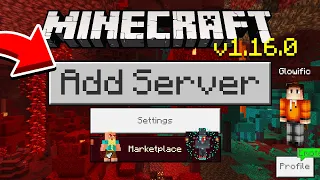 How To Join Multiplayer Servers in Minecraft 1.16.0 (Pocket Edition, Xbox, PS4, Switch, PC)