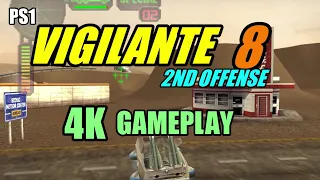 Vigilante 8 2nd Offense PS1 Gameplay HD (Playstation Beetle HW) - 4K