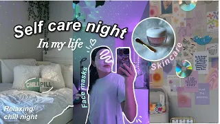 Self care night in my life, “that girl”, resetting, skincare, face masks and everything shower! 🤍🫧