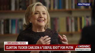 He is a useful idiot  Hillary Clinton scorns Tucker Carlson over Putin interview Full HD
