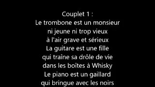 6ème, séquence 2: Trombone guitare et compagnie, Michel Legrand ( version vocale)