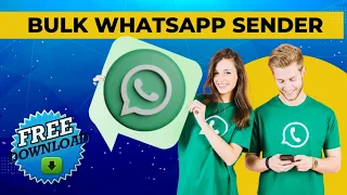 how to download whatsapp bulk sender software free || WaBulker Bulk WhatsApp sender With Buttons