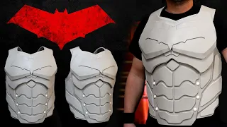 How to Make Superhero Chest Armor - Free Foam Templates - Red Hood Batman Cosplay - Part 1