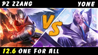 Pz Zzang - 5 Yasuo vs 5 Yone | One For All 2022 Patch 12.6 - Yasuo Gameplay