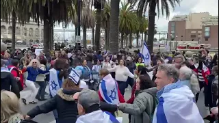 AM Yisrael Chai by Eyal Golan at the Unity March against Antisemitism San Francisco 2024