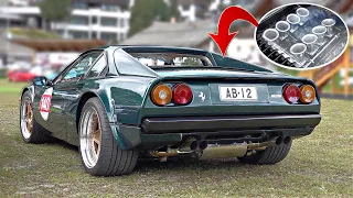 Ferrari 388 GTBi feat. 3.8L V8 ITB's Engine SWAP | GORGEOUS Ferrari 308 RESTOMOD by Moto Technique