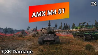 AMX M4 mle. 51 (7,8K Damage) | World of Tanks