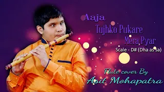 Aja Tujhko Pukare mere geet instrumental cover by Asit Mohapatra | SCALE: D# ( Dha as Sa)