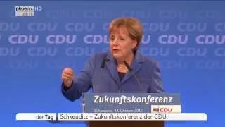 Zukunftskongress der CDU: Rede von Angela Merkel am 14.10.2015