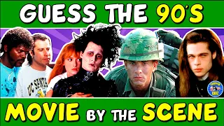 Guess the "90s MOVIES BY THE SCENE" QUIZ! 🎬 | CHALLENGE/ TRIVIA