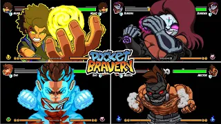 POCKET BRAVERY - TODOS OS SUPERS E ULTIMATES