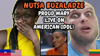 REACTION TO Nutsa Buzaladze - Proud Mary (Live on American Idol) | FIRST TIME WATCHING