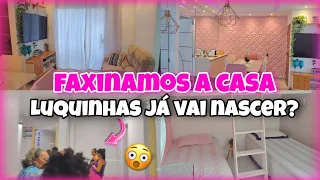 LUQUINHAS JÁ VAI NASCER? 🤔 MINHA PENÚLTIMA ULTRASSOM 💖| FAXINAMOS A CASA TODA, FICOU LIMPÍSSIMA 💖|