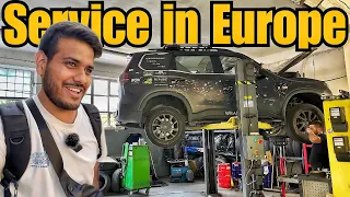 Finally Europe Mein Scorpio-N Ki Service Karwa Li 😍|Delhi To London By Road| #EP-67