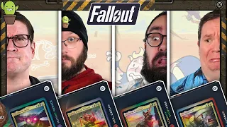 BIG IRON #mtgxfallout Commander Precon Gameplay | Mothman VS Dogmeat VS Caesar VS Dr. Madison Li