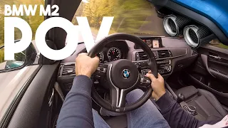 2018 BMW M2 LCi - LOUD Exhaust Sounds, POV drive & Launch Control - Just the noise!