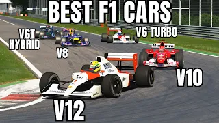 The BEST F1 CARS in each ENGINE (🔥Turbo & Naturally Aspirated🔥)