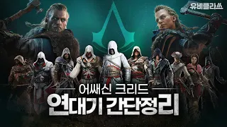 어쌔신 크리드, 게임의 역사를 뒤바꾼 전설적인 암살 프랜차이즈 l 유비클라쓰 EP.01