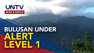 DOST-Phivolcs raises the alert level of Mt. Bulusan to 1