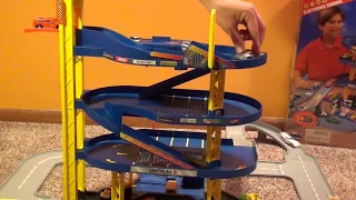 Hot Wheels Super Electronic Garage Playset - Unboxing and Demonstration