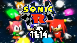 Sonic R (GCN) - 100% speedrun in 11:14 [pWR]