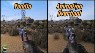 Fallout: New Vegas - Vanilla vs New Vegas Animation Overhaul Comparison