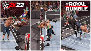 JOHN CENA ELIMINATED 26 SUPERSTARS IN ROYAL RUMBLE MATCH || WWE 2K22 || PS4