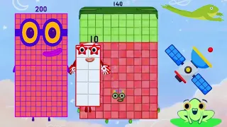 Hand 2 mind Numberblocks skip counting by 200 @kidslearningvideos29 #learntocount