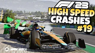 F1 23 HIGH SPEED CRASHES #19