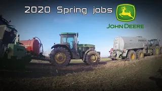 Tavaszi munkák/ Spring jobs 2020&/music video/7x John Deere