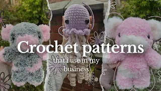 Crochet patterns that I use in my business // best free patterns for beginners 🐮💕