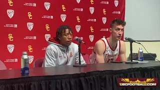 USC's Drew Peterson talks about career-high 30-point performance vs. Cal