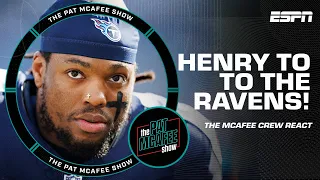 'WHAT A MOVE!' - Mcafee LOVES Derrick Henry to the Ravens 🙌 | The Pat McAfee Show