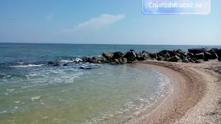 Бердянская Коса Видео Бердянск сентябрь пляж море