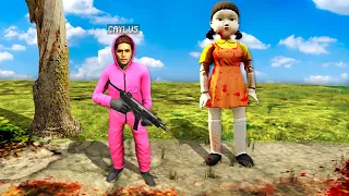 Adopted By SQUID GAME DOLL In GTA 5.. (Mods)